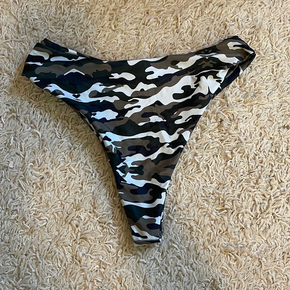 SHEIN high waisted bikini bottoms